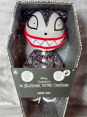 Disney Parks The Nightmare Before Christmas Vampire Teddy Interactive Plush